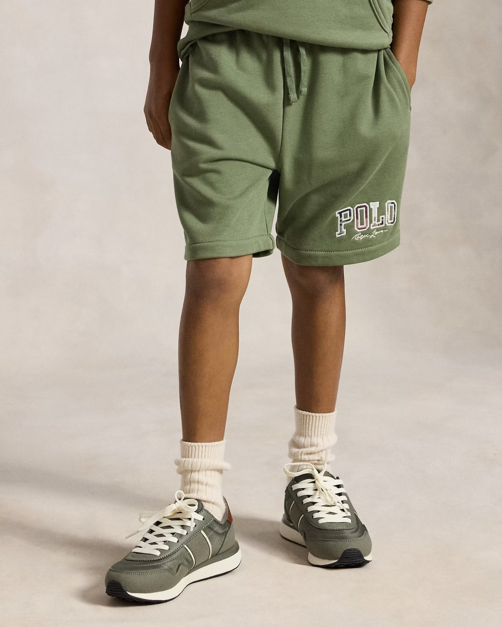 PRL Boy - Madras-Logo French Terry Short