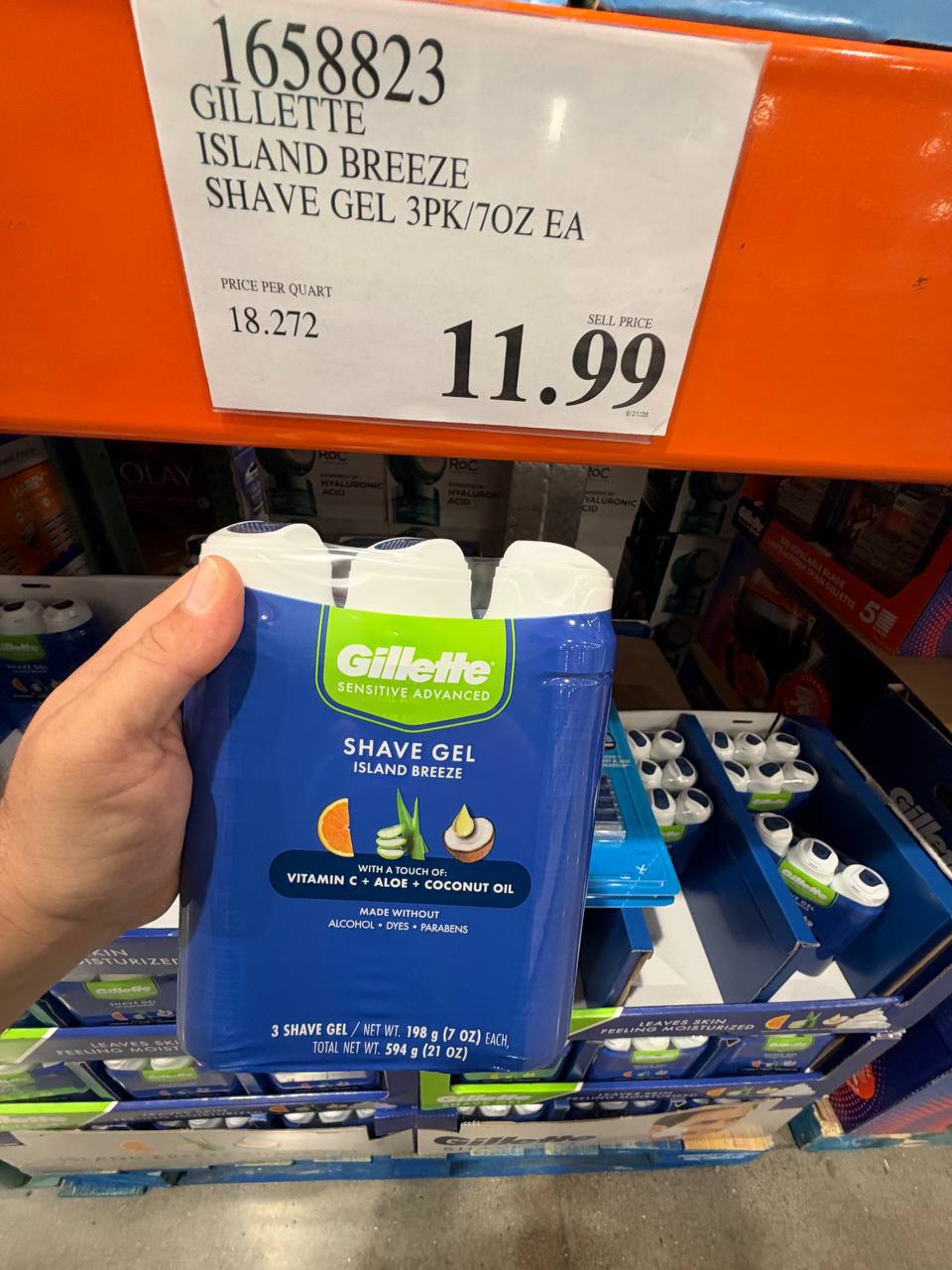 Costco - Gillette Island Breeze Shave Gel