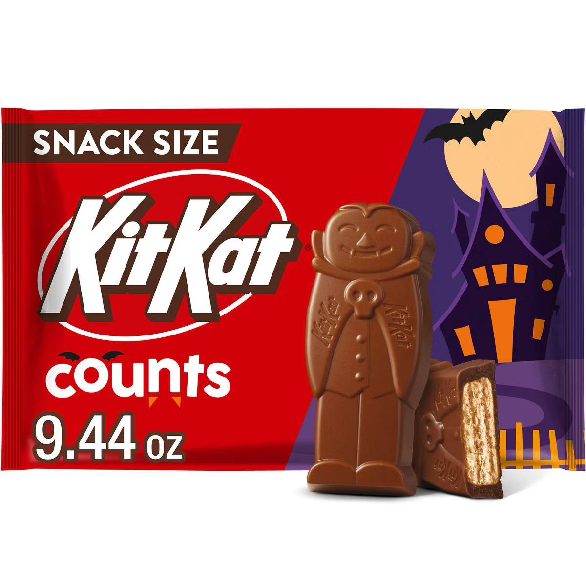 Target - Kit Kat Milk Chocolate Counts and Witches Halloween Candy Snack Size - 9.44oz
