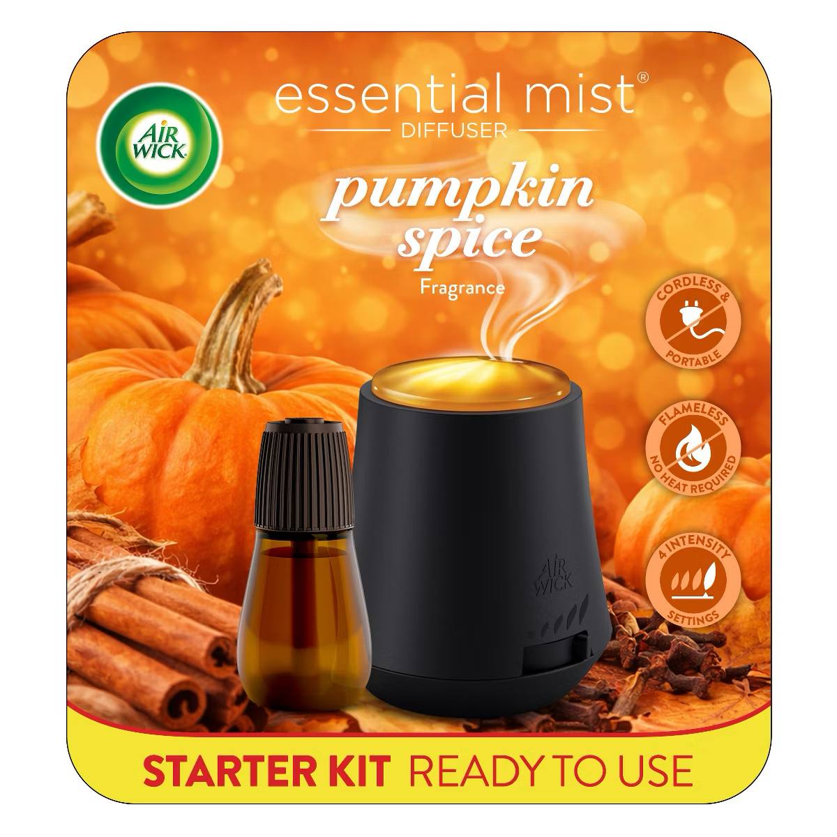 Target - Air Wick Essential Air Freshener Mist Kit - Pumpkin Spice - 0.67 fl oz
