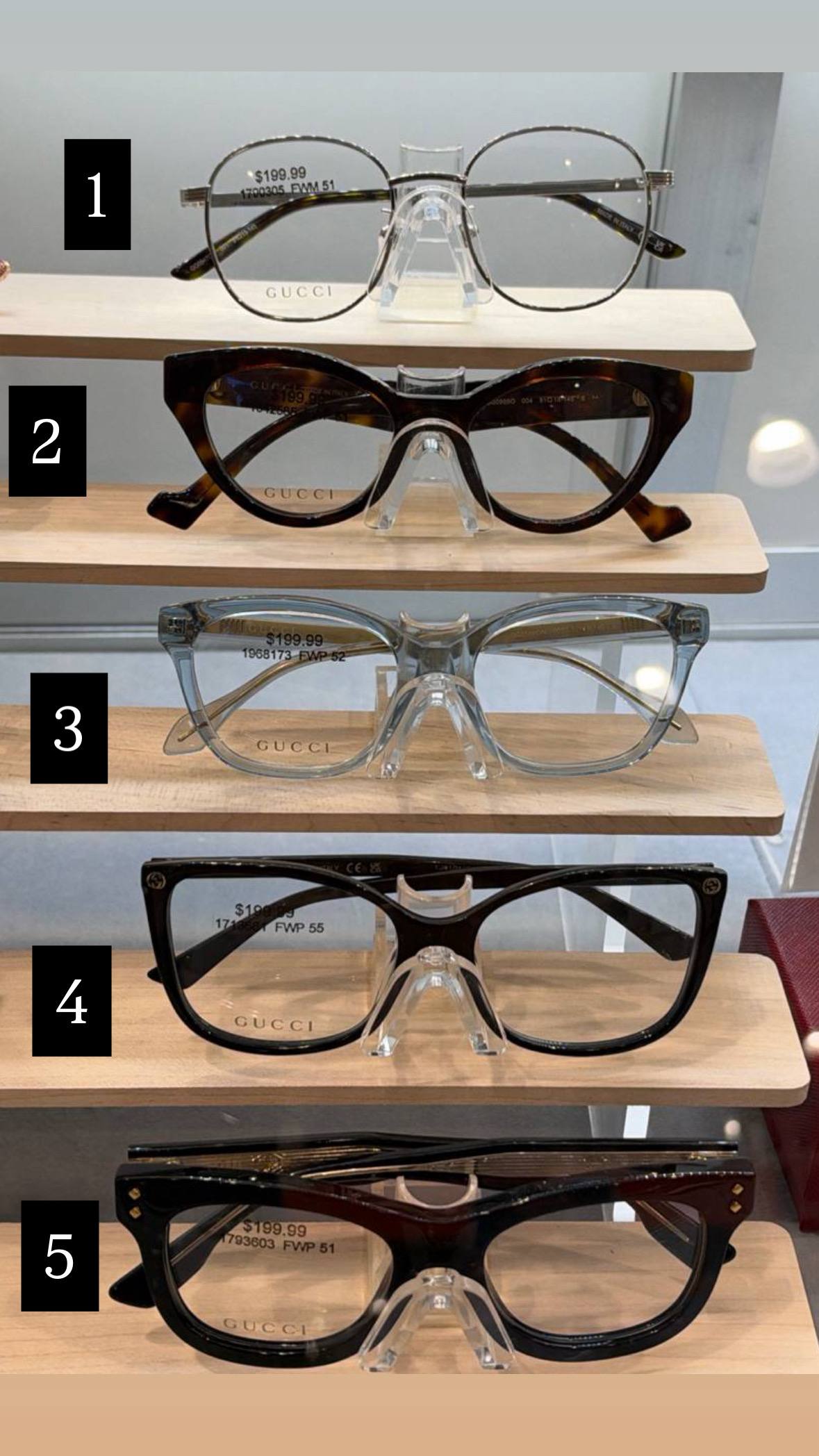 Costco -Armação de Oculos Gucci