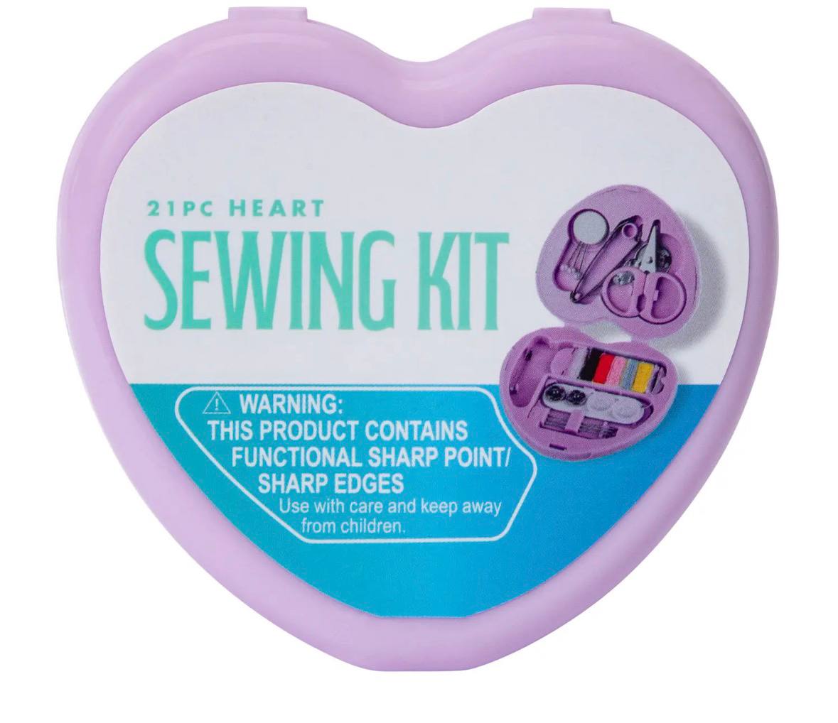 Five Below - Heart Sewing Kit 21-Piece