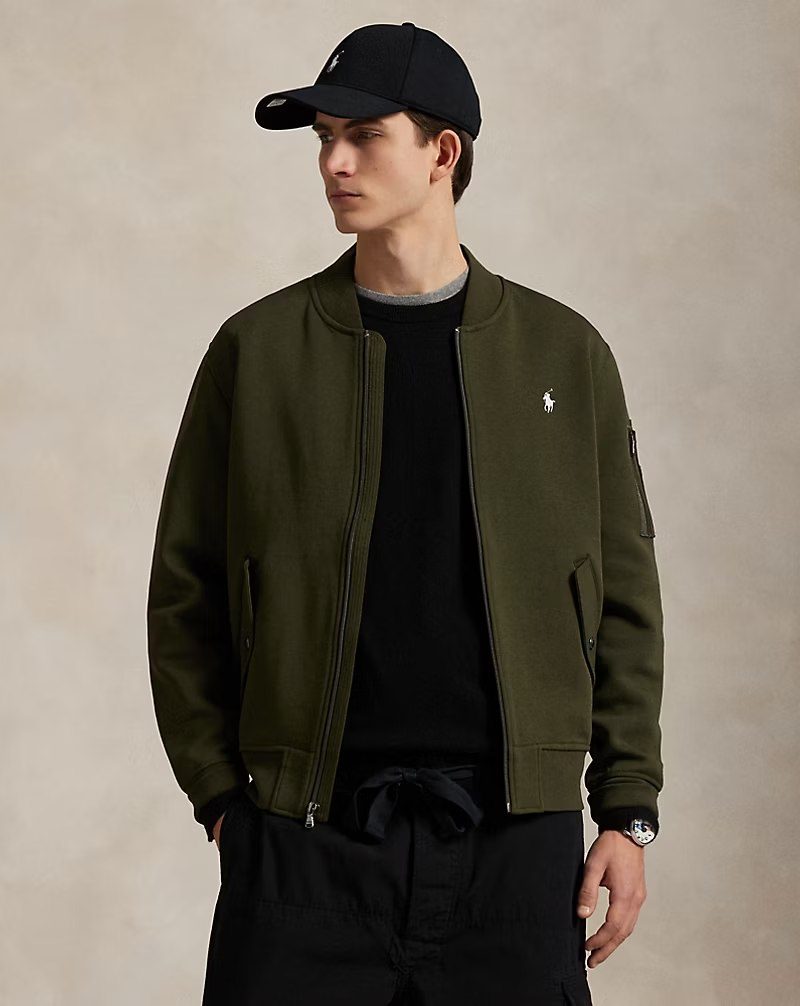 PRL Masc- Double-Knit Flight Jacket