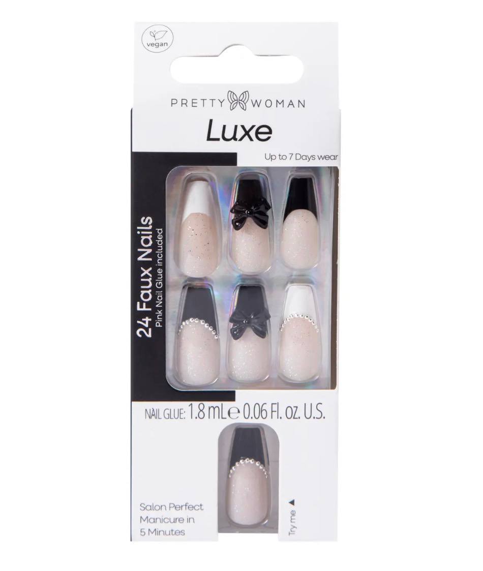Five Below - Pretty Woman Halloween Luxe Faux Nails 24-Pack