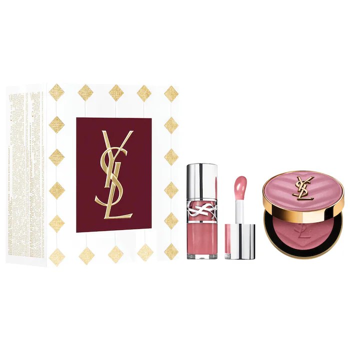 Sephora - Yves Saint Laurent YSL Iconic Pink Lip Gloss & Blush Gift Set