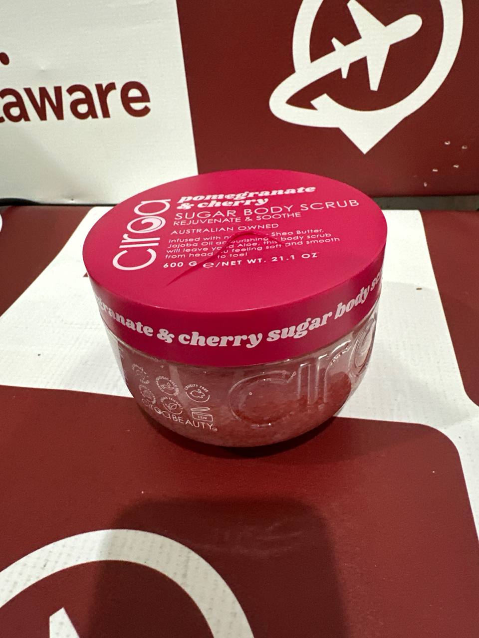 Ciroa pomegranate cherry body scrub(Embalagem avariada)(B5)
