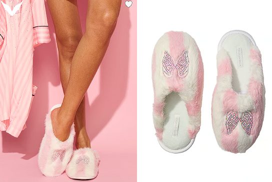 VS - Luxe Plush Closed-Toe Slippers