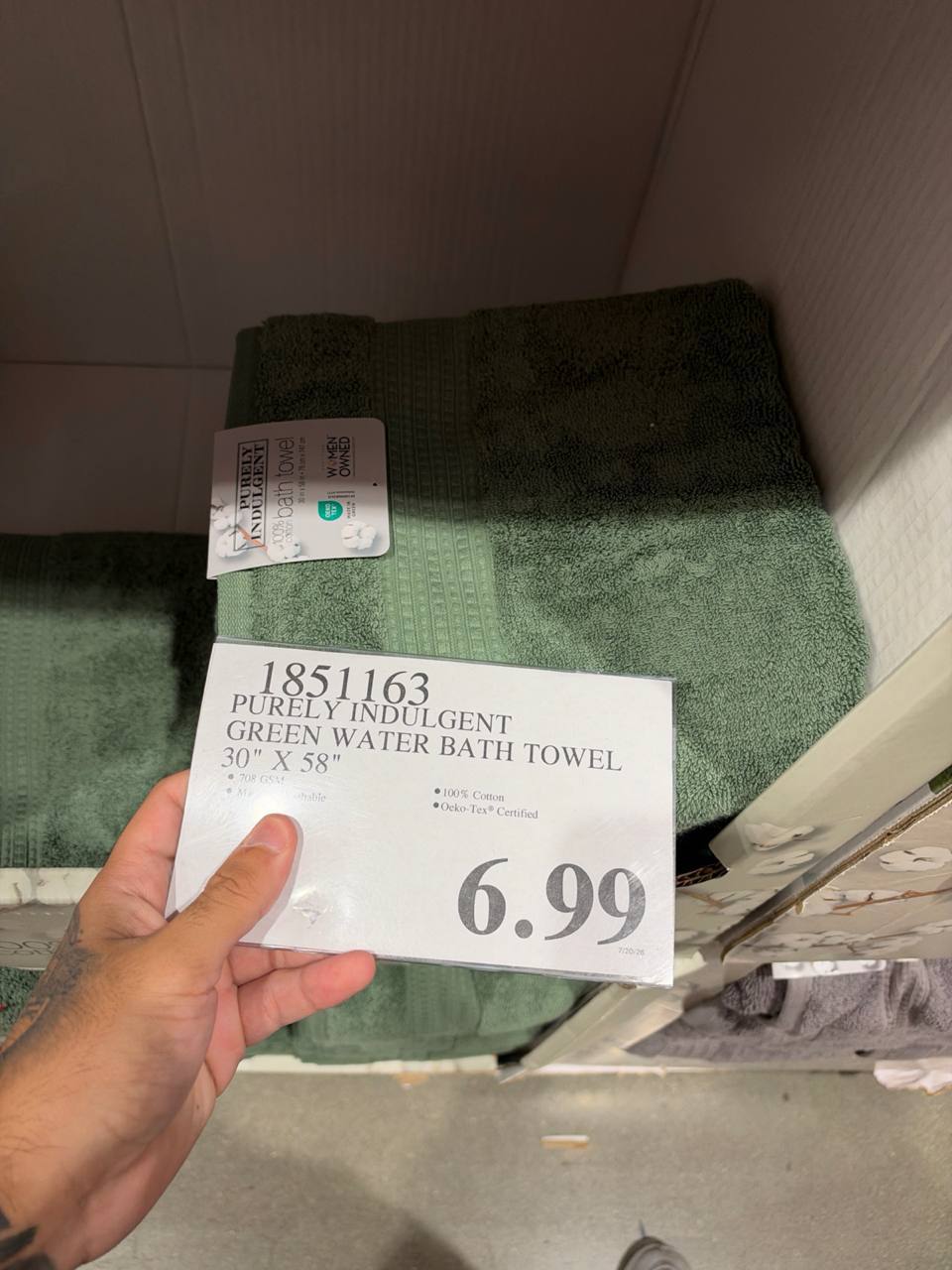 Costco- Purely Indulgent Bath Towel
