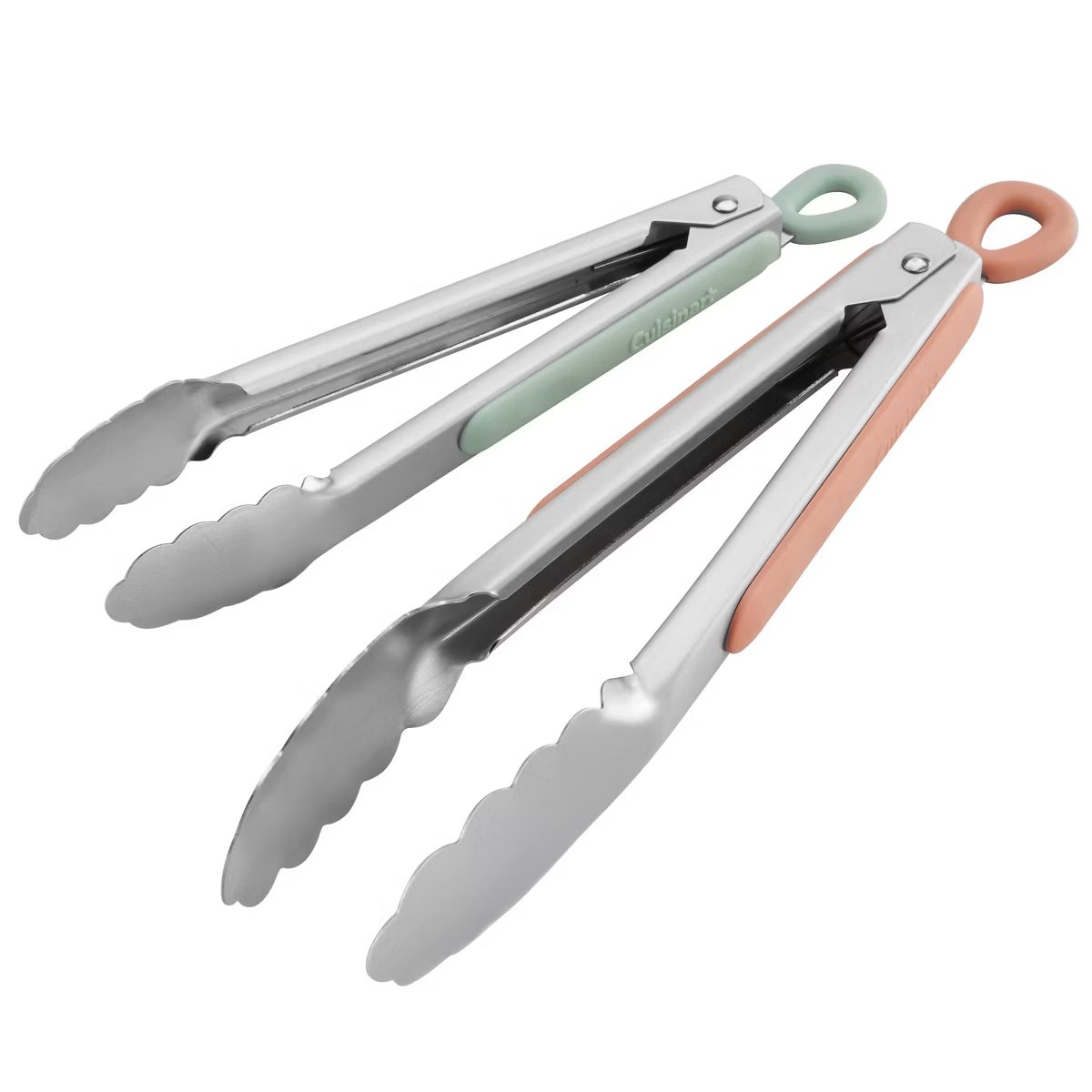 Target - Cuisinart 2pc Tong Set: Stainless Steel Kitchen Tongs with Locking Mechanism & Grip Handle, Dishwasher-Safe