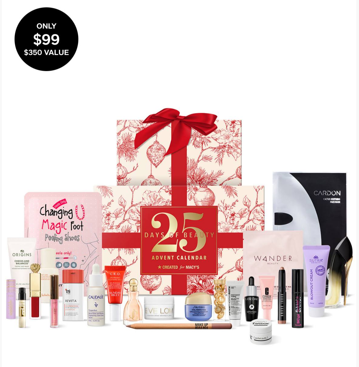 Macy’s - Calendário do Advento 25 Dias de Beleza