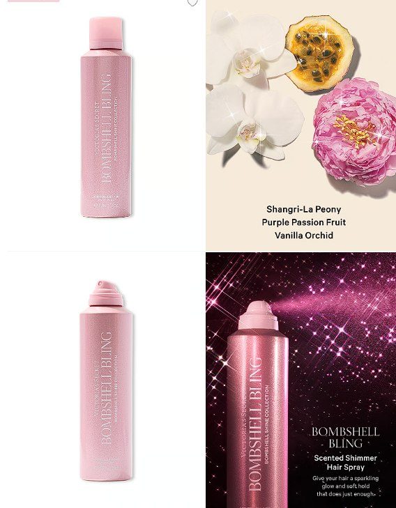 VS - Bombshell Bling Scented Shimmer Hair Spray
