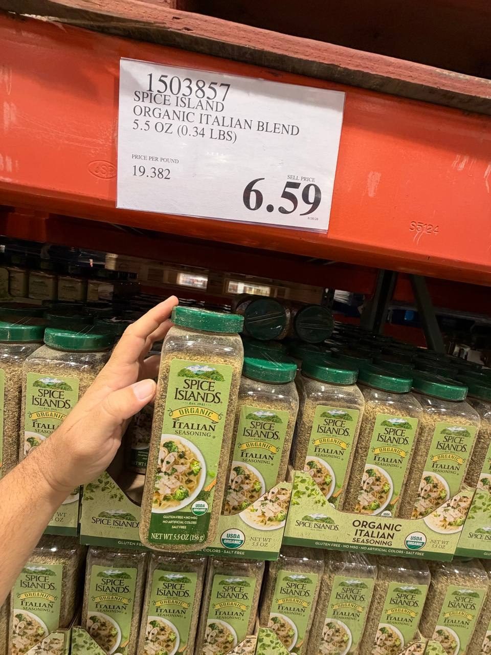 Costco - Spice Islands Organic Italian Blend