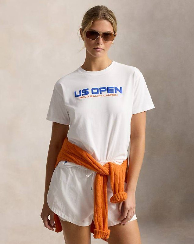 PRL Fem- US Open Graphic Logo Jersey Tee