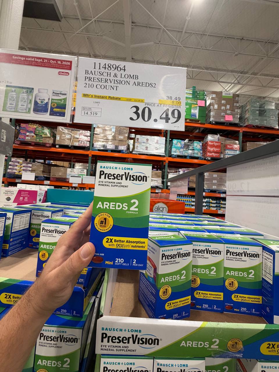Costco - Bausch + Lomb PreserVision AREDS 2