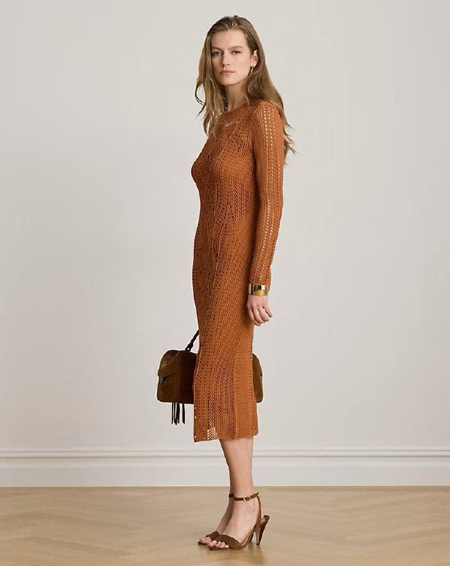 PRL Fem- Pointelle-Knit Sheath Dress