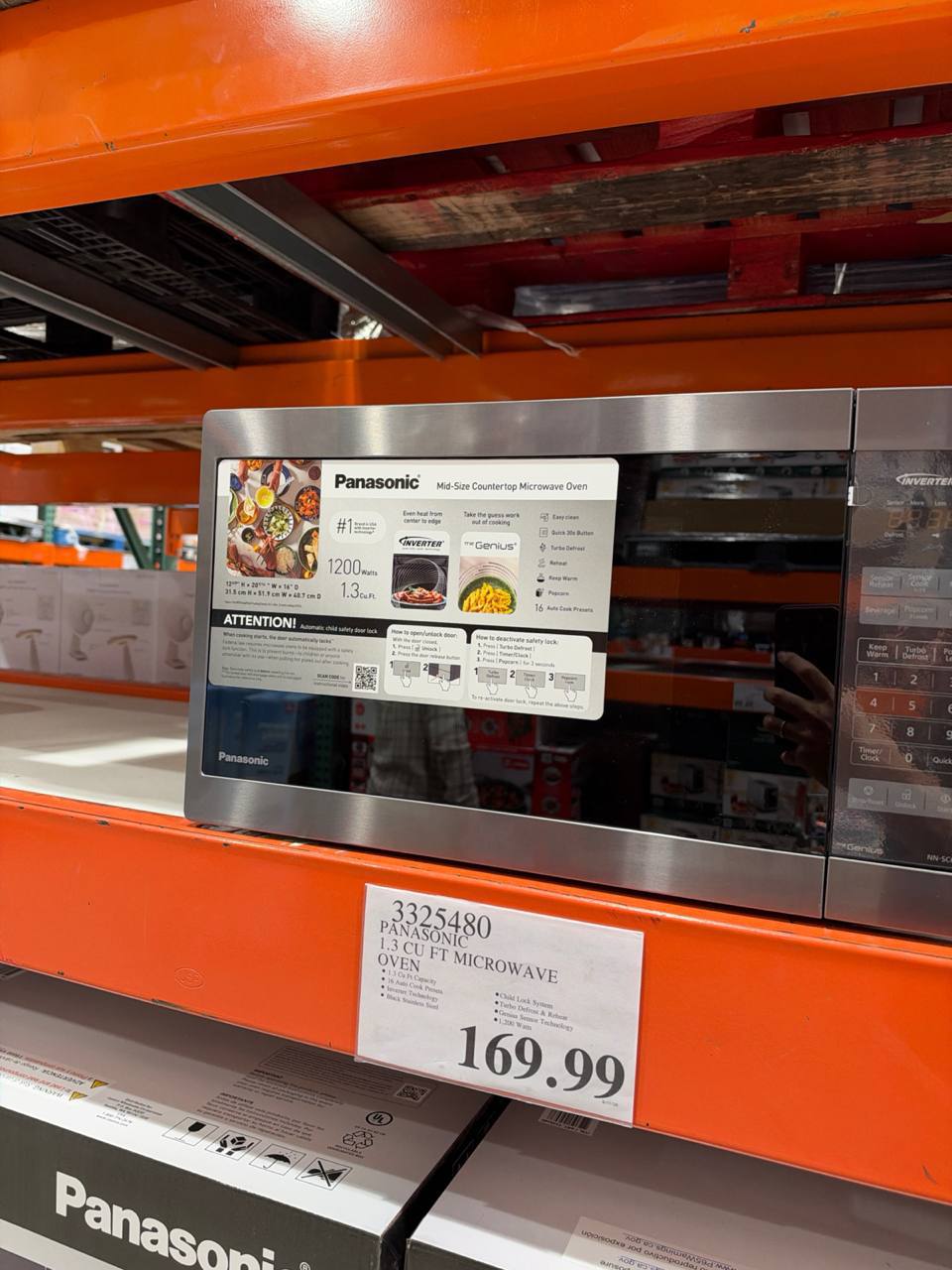Costco - Panasonic 1.3Cu FT Microwave