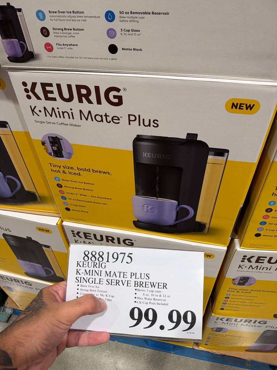 Costco- Keurig K- Mini Mate Plus Single Serve Brewer