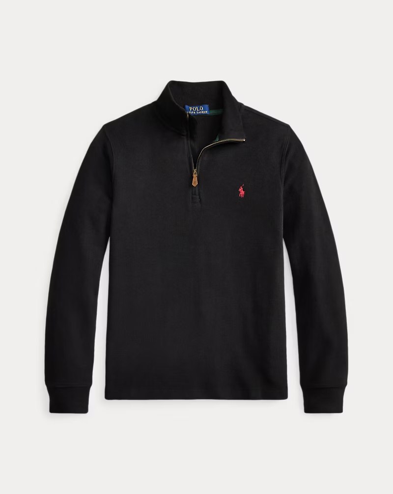 PRL Boy - Estate-Rib Quarter-Zip Pullover