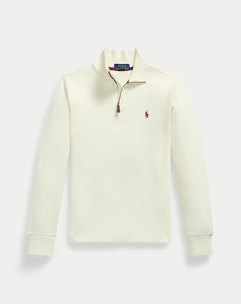 PRL Boy - Estate-Rib Quarter-Zip Pullover