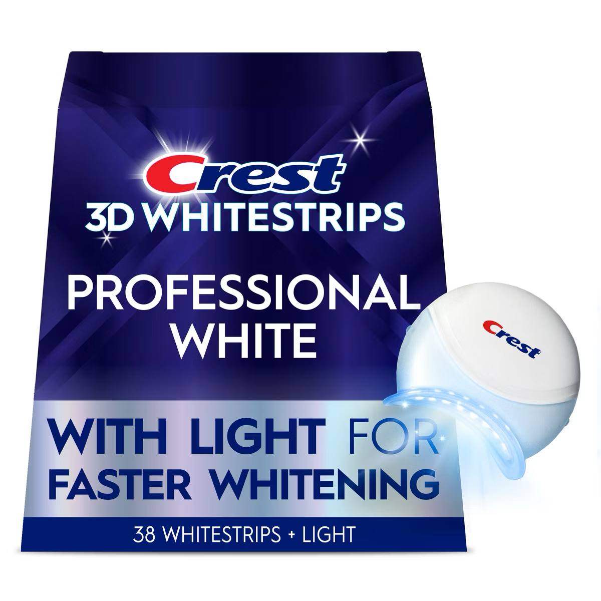 Target - Crest 3D Whitestrips Professional White with Light Teeth Whitening Kit - 19 Treatments
