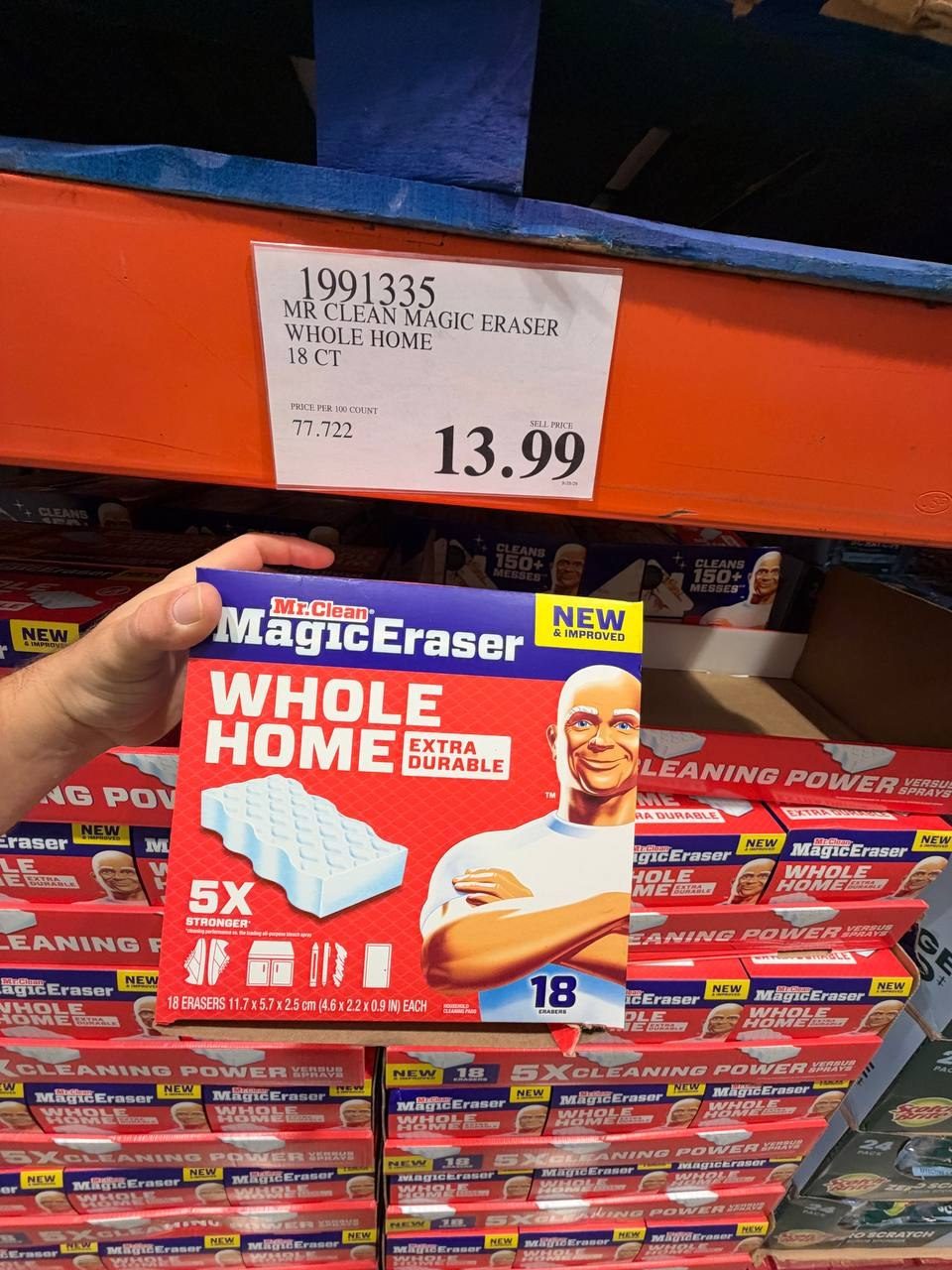 Costco - Mr Clean Magic Eraser Whole Home Extra Durable