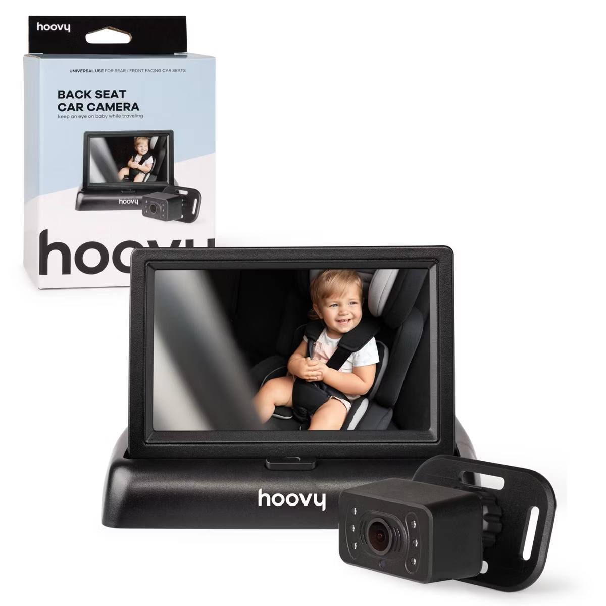 Target- Hoovy Easy To Install Baby Car Camera Monitor with HD Real Time Video: Night Vision, Adjustable Tilt, High-Definition Screen