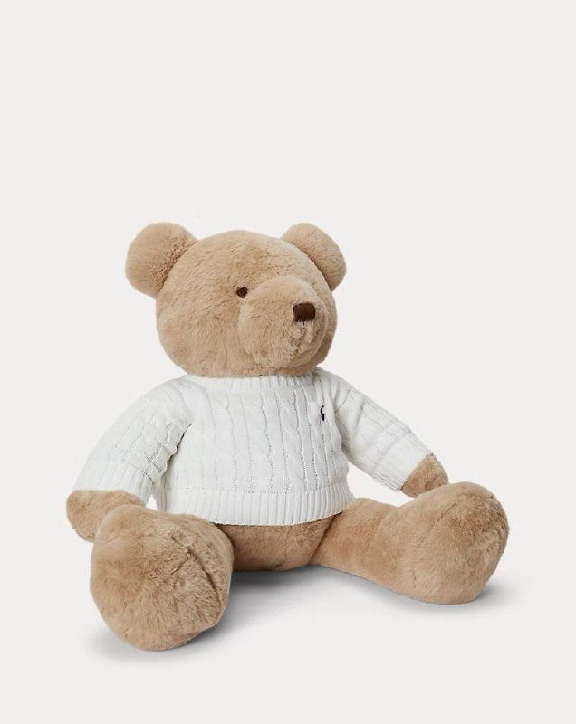 PRL Baby - Large Cable-Sweater Polo Bear