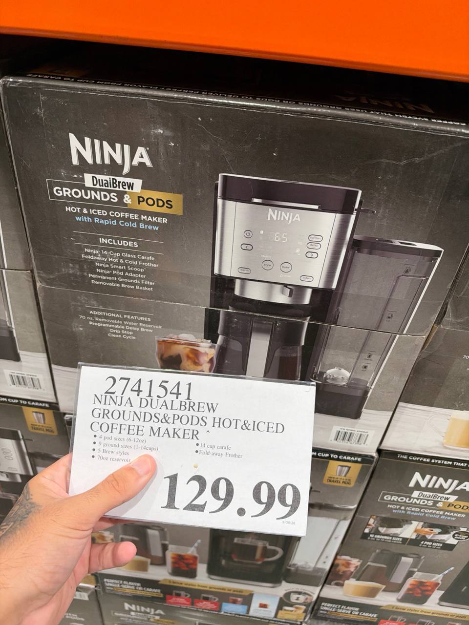 Costco- Ninja Dualbrew Grounds & Pounds Coffee Maker