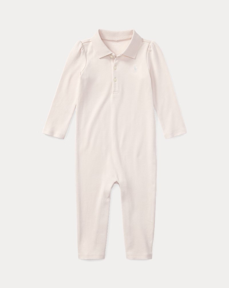 PRL GIRL- Cotton Interlock Polo Coverall