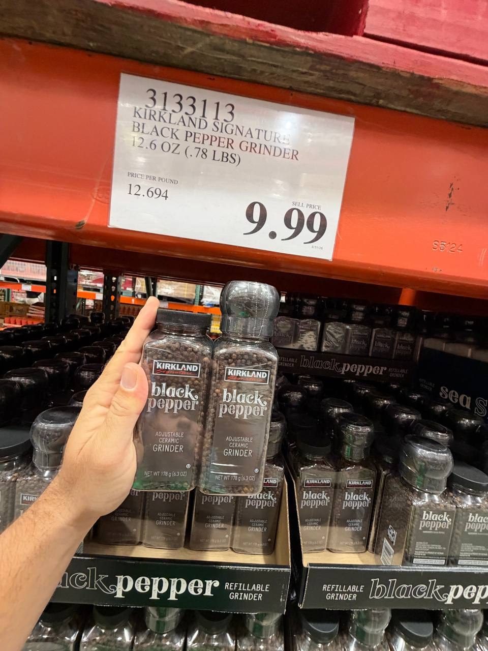 Costco - Kirkland Black Pepper Grinder
