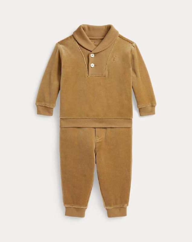 PRL Boy- Velour Pullover & Jogger Pant