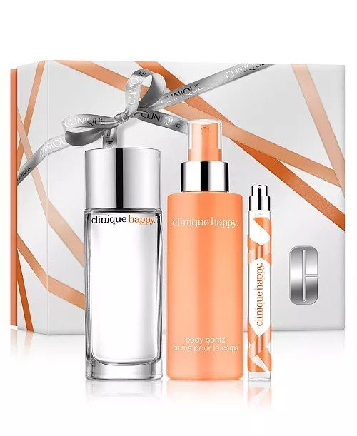 Macy's - Clinique 3-Piece Happy Trio Fragrance Gift Set