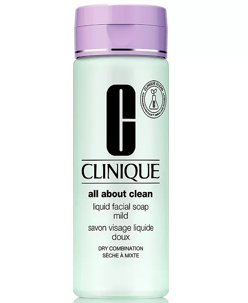 Macy's - Clinique All About Clean Liquid Facial Soap Cleanser Mild, 6.7 oz.