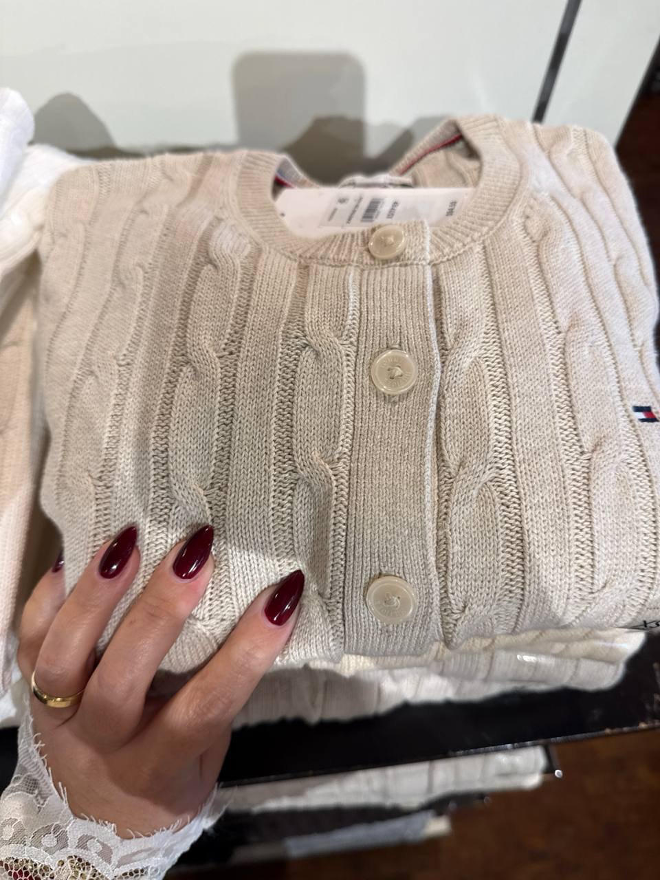 Tommy Fem - Cardigan Manga Longa