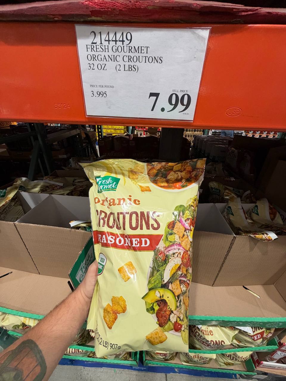 Costco - Fresh Gourmet Organic Croutons