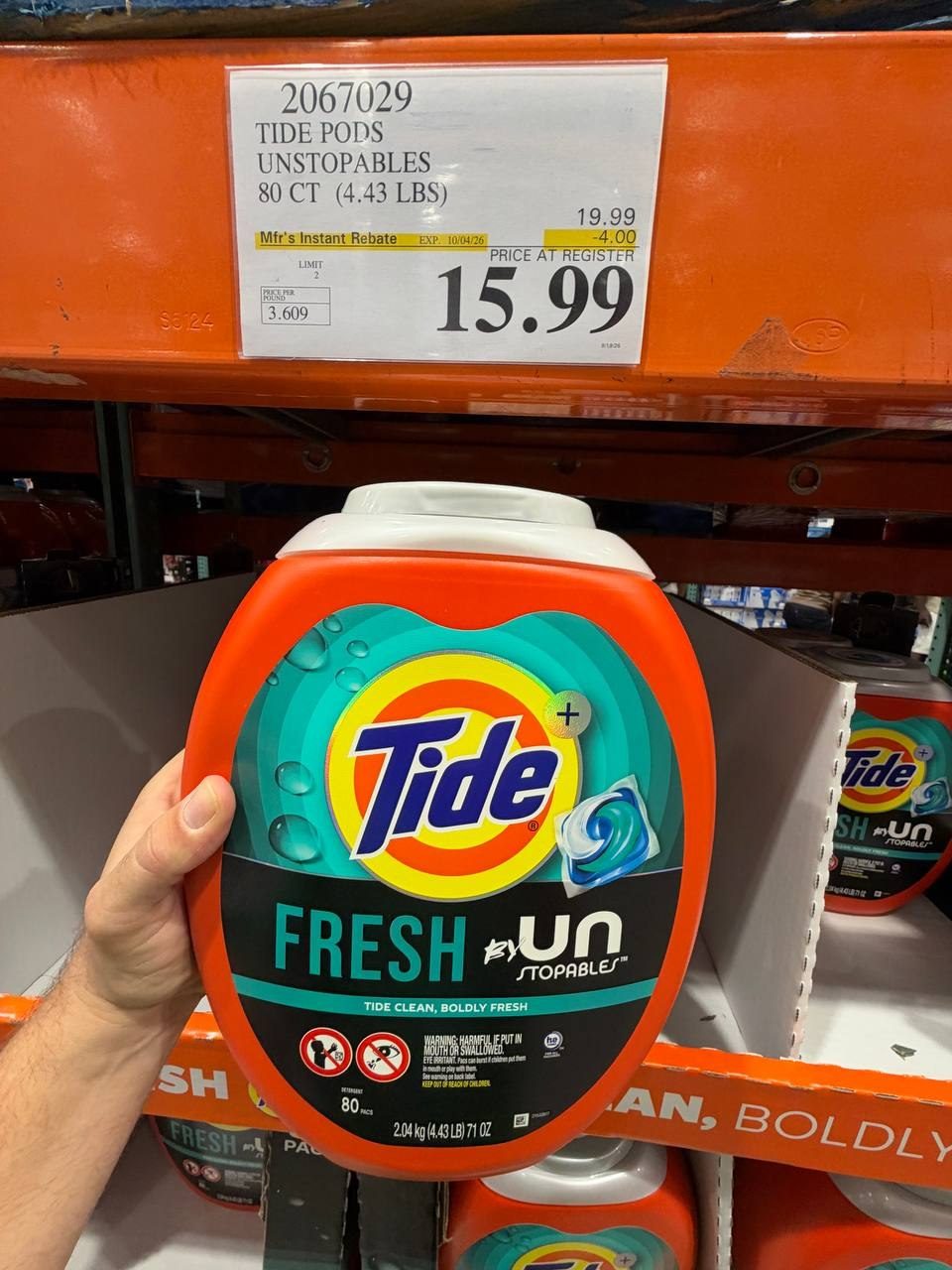 Costco - Tide Pods Fresh