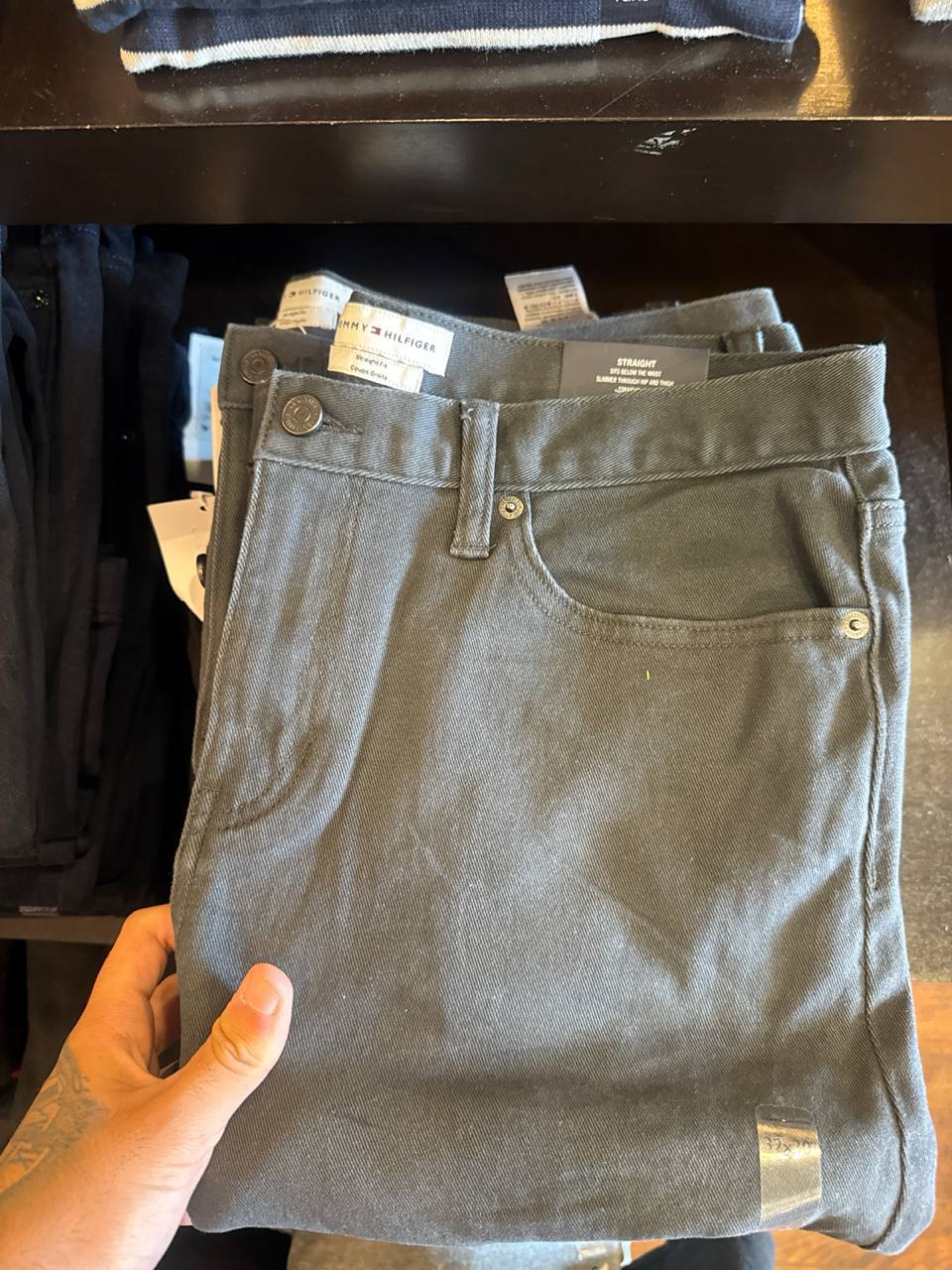 Tommy Masc- Calça Straight Fit