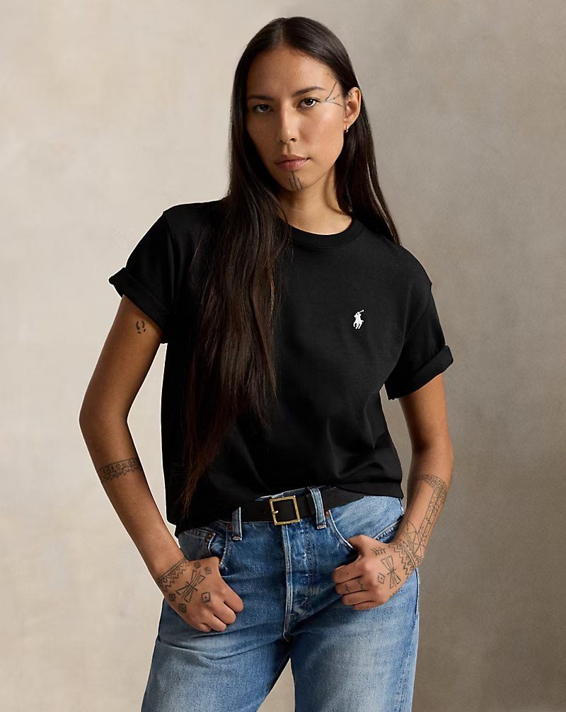 PRL Fem- Relaxed Fit Heavyweight Cotton Tee