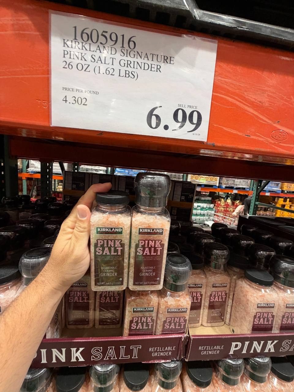 Costco - Kirkland Pink Salt Grinder