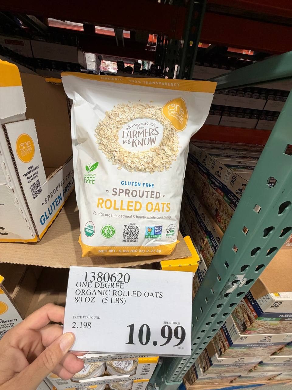 Costco - Farmers Sprouted Rolled Oats
