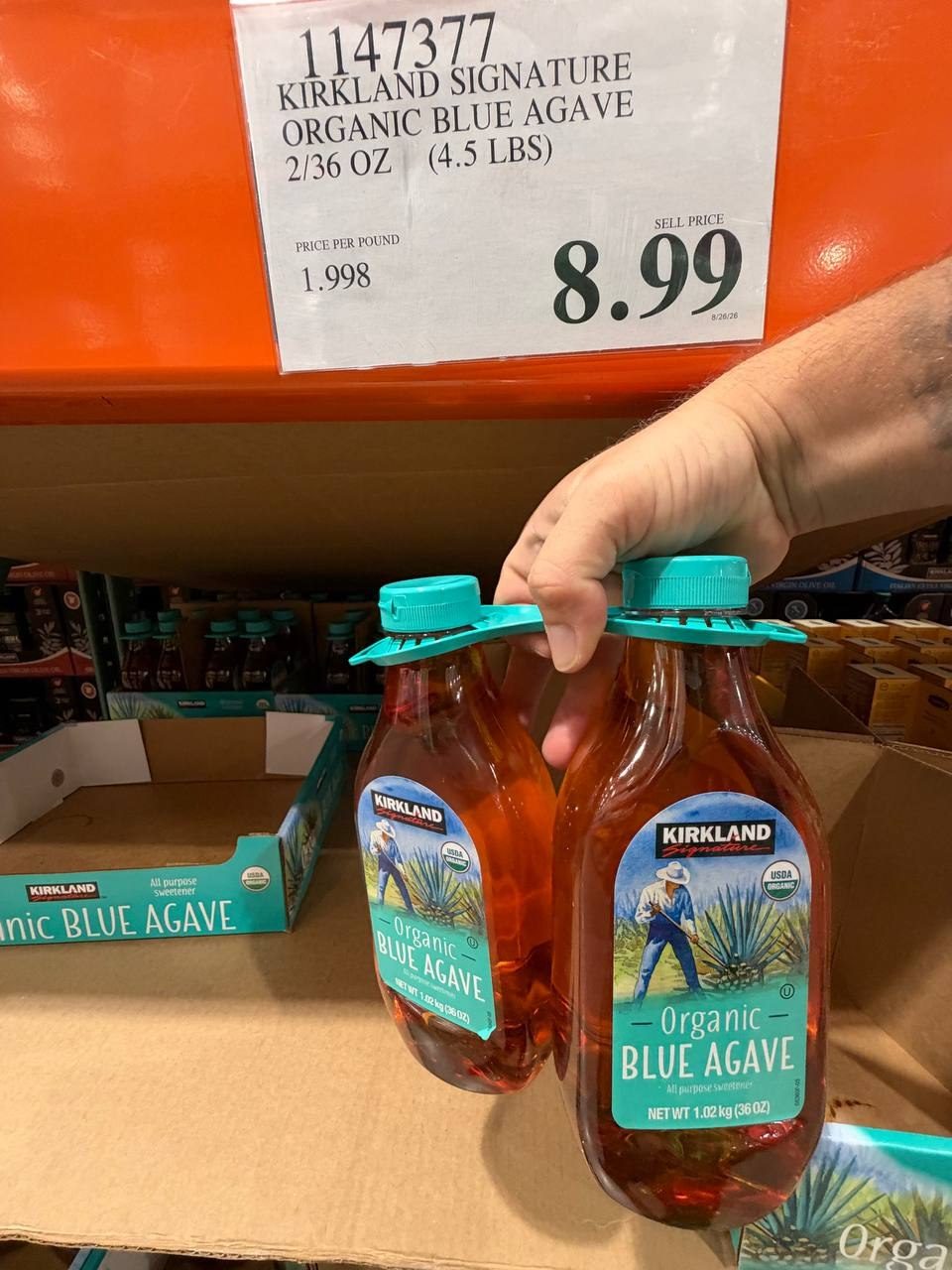Costco - Kirkland Organic Blue Agave