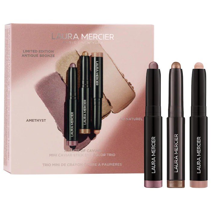 Sephora - Laura Mercier A Taste of Caviar Mini Caviar Stick Eye Shadow Trio Gift Set