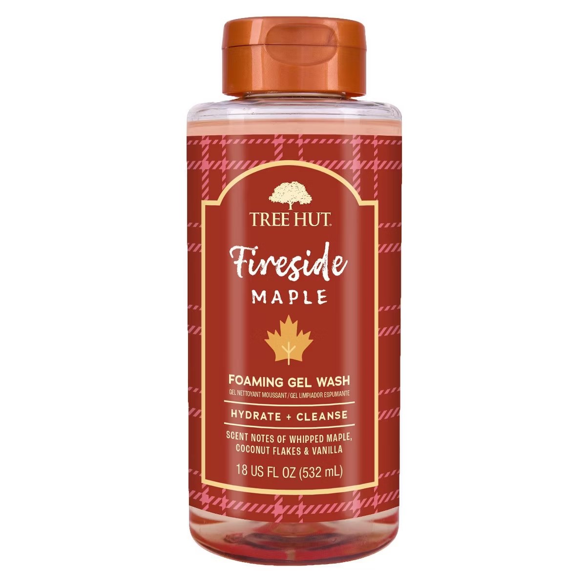 Target - Tree Hut Fireside Maple Foaming Gel Body Wash - 18 fl oz
