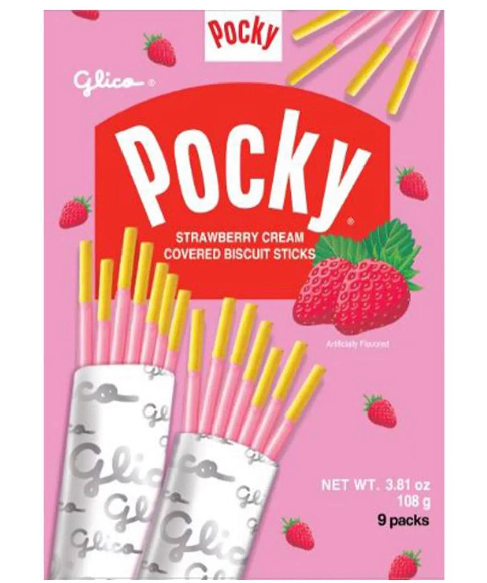 Five Below - Pocky® Strawberry Cream Biscuit Sticks 9-Pack