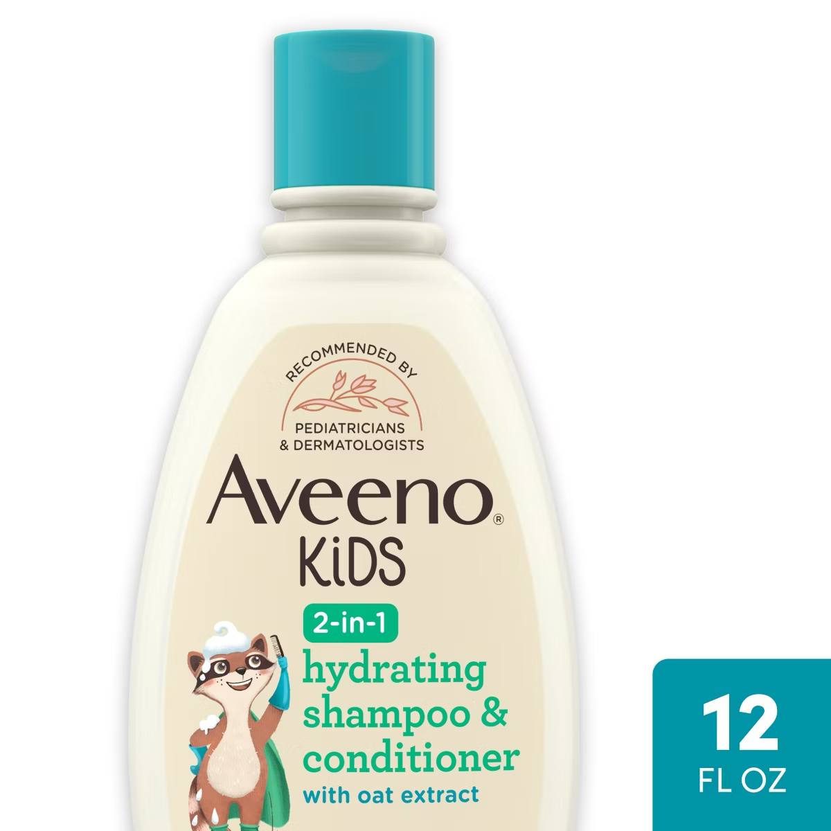 Target- Aveeno Kids' 2-in-1 Hydrating Shampoo & Conditioner, Gently Cleanses, Conditions & Detangles Kids Hair - 12 fl oz