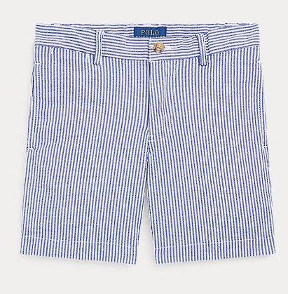 PRL Boy - Stretch Cotton Seersucker Short