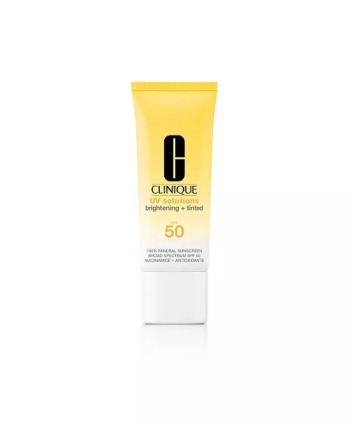 Macy's - Clinique UV Solutions Brightening + Tinted Sunscreen SPF 50, 1.35 oz.: color Medium deep
