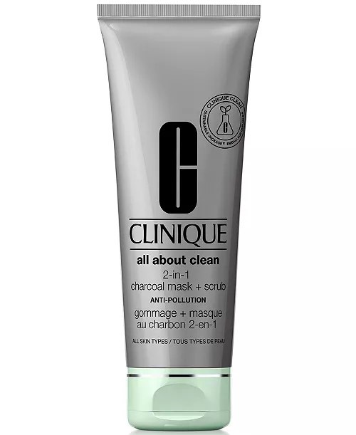 Macy's - Clinique All About Clean™ 2-in-1 Charcoal Face Mask + Scrub, 3.4-oz.