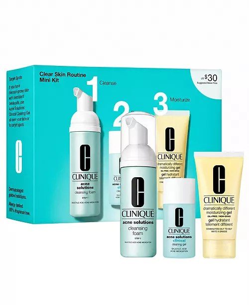Macy's - Clinique 3-Piece Clear Skin Routine Acne Care Gift Set