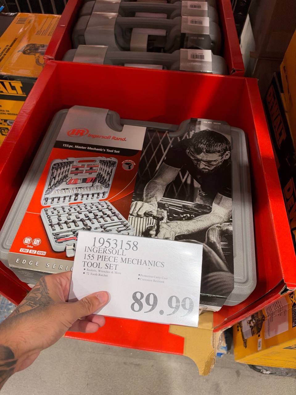 Costco- Ingersoll 155 Piece Mechanics Tool Set